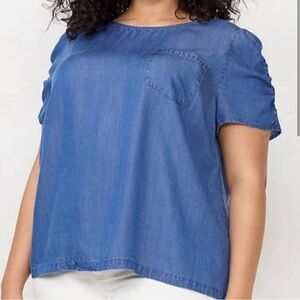 Blue Denim Women's Top